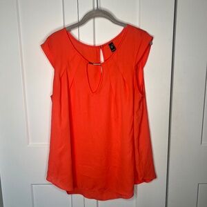 Windsor Neon Chain Cut Out Sleeveless Blouse Top Women's Size XL